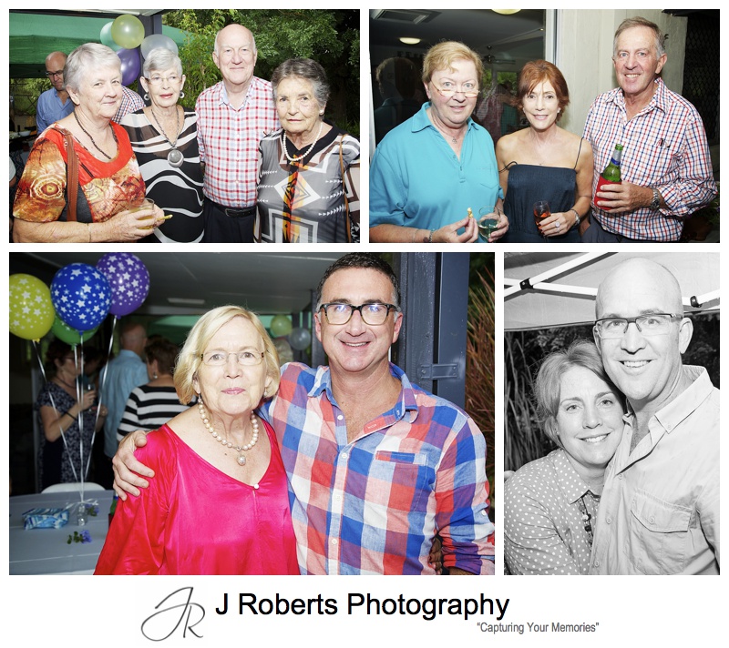 Extended Family birthday celebration photography Sydney